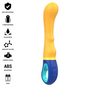 Shaggy G-Spot Vibrator Gelb von Intense Fun