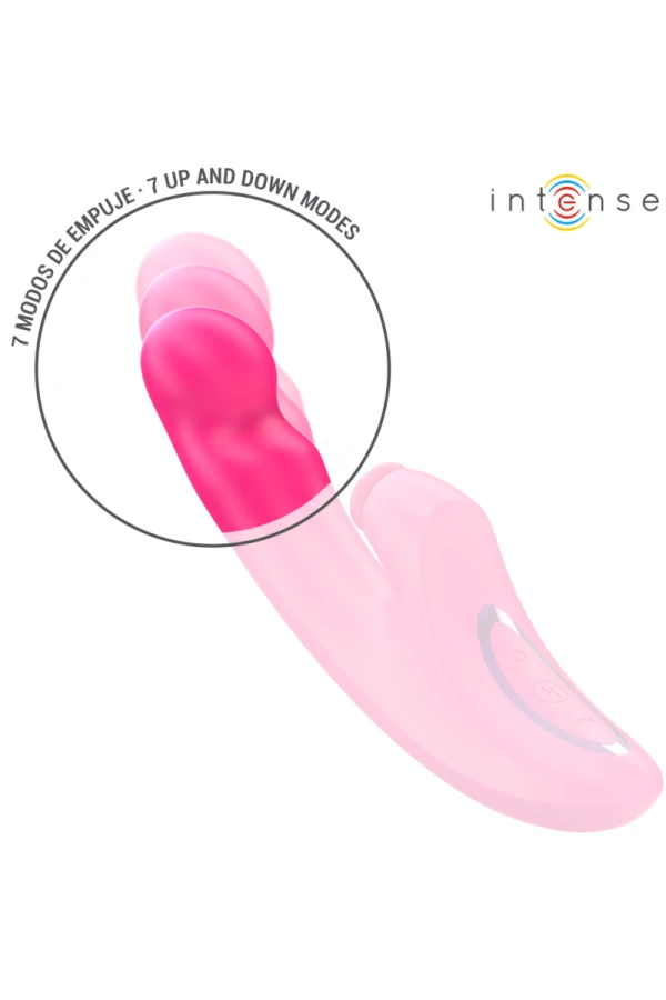 Emi Vibrator 13,5 cm Multifunktion 3 in 1 10 Vibrationen Rosa von Intense Fun