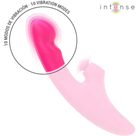 Emi Vibrator 13,5 cm Multifunktion 3 in 1 10 Vibrationen Rosa von Intense Fun