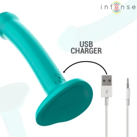 Katie Vibrator mit Saugnäpfen 10 Vibrationen Blau Fernbedienung von Intense Fun