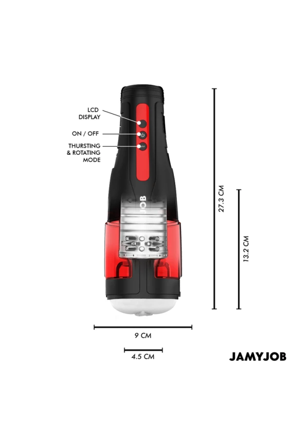 Storm Automatischer Vagina-Masturbator 10 Saug- und Stossmodi von Jamyjob