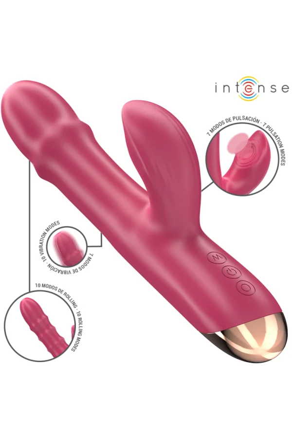 INTENSE - CHLOE MULTIFUNKTIONSVIBRATOR 3 IN 1 ROT