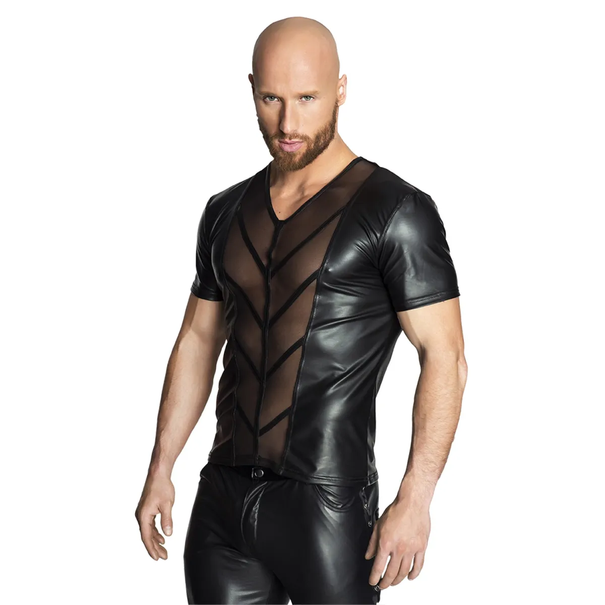 ♥ Schwarzes Shirt H029 von Noir Handmade ♥ kaufen | Fesselliebe