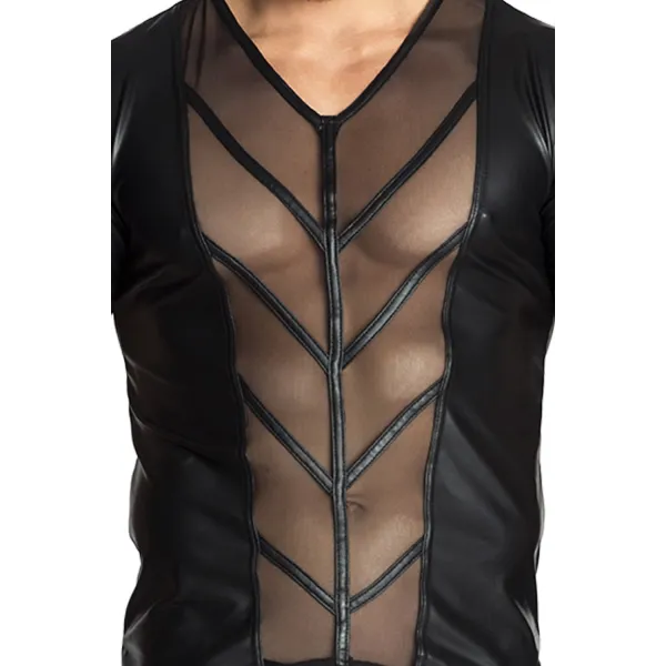 ♥ Schwarzes Shirt H029 von Noir Handmade ♥ kaufen | Fesselliebe