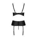 ♥ Jannies Korsett & Tanga mit offenem Schritt Schwarz von Passion-Exklusiv ♥