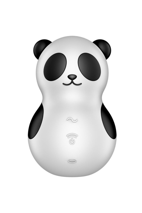 Pocket Panda Stimulator & Vibrator Schwarz Weiss von Satisfyer Air Pulse kaufen | Fesselliebe