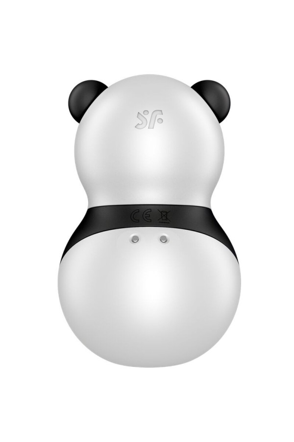 Pocket Panda Stimulator & Vibrator Schwarz Weiss von Satisfyer Air Pulse kaufen | Fesselliebe