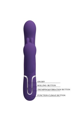 Cammy Triple Vibrator Multifunktion 4 in 1 Lila von Pretty Love Flirtation kaufen | Fesselliebe