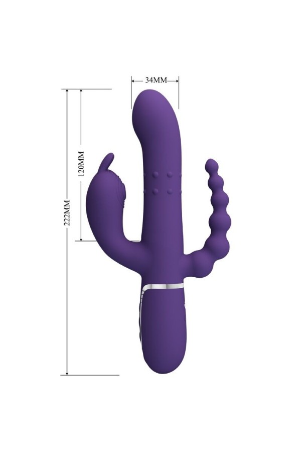 Cammy Triple Vibrator Multifunktion 4 in 1 Lila von Pretty Love Flirtation kaufen | Fesselliebe