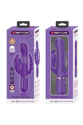 Cammy Triple Vibrator Multifunktion 4 in 1 Lila von Pretty Love Flirtation kaufen | Fesselliebe