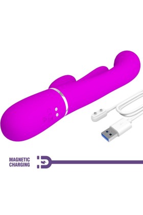 Shania Triple Rabbit Vibrator Multifunktions-Rosa von Pretty Love Flirtation kaufen | Fesselliebe