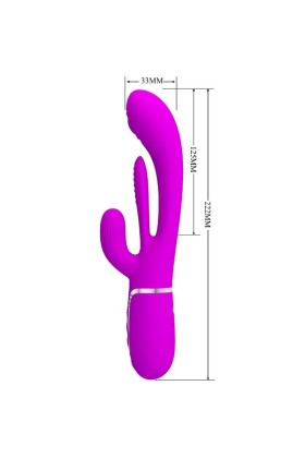 Shania Triple Rabbit Vibrator Multifunktions-Rosa von Pretty Love Flirtation kaufen | Fesselliebe