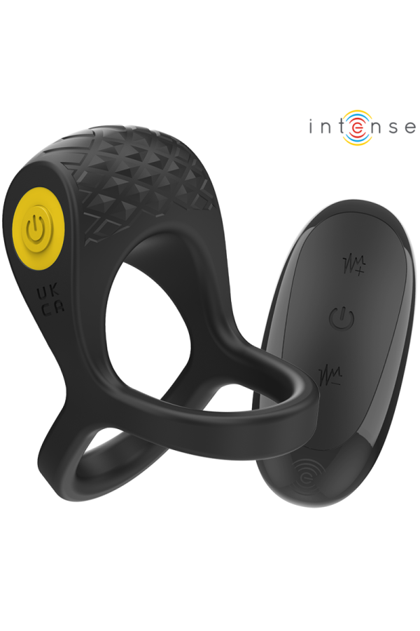 Alex Vibrator Doppel-Penisring 10 Vibrationen Schwarz von Intense Couples Toys kaufen | Fesselliebe
