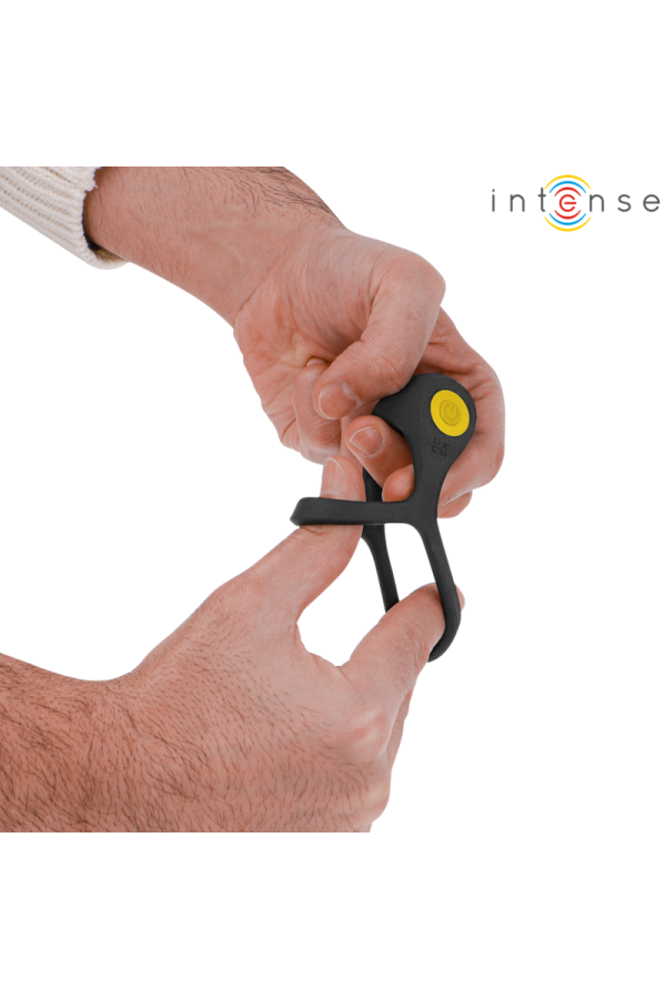 Alex Vibrator Doppel-Penisring 10 Vibrationen Schwarz von Intense Couples Toys kaufen | Fesselliebe