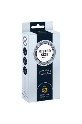 Kondome Größe M 53 Mm (10 Stück) von Mister Size kaufen | Fesselliebe
