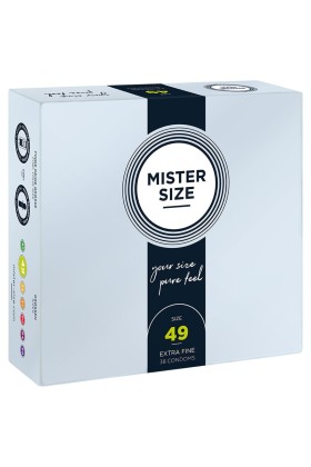 Kondome Größe S 49 Mm (36 Stück) von Mister Size kaufen | Fesselliebe