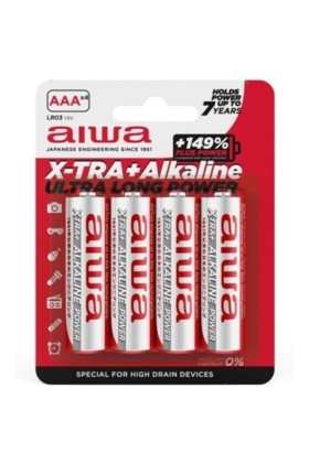 X-Tra Alkaline Aaa Alkaline Batterie Lr03 Blister*4 von Aiwa kaufen | Fesselliebe