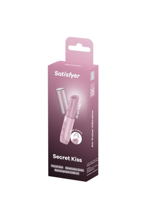 Secret Kiss Wave Klitoris-Stimulator Rosa von Satisfyer Air Pulse kaufen | Fesselliebe