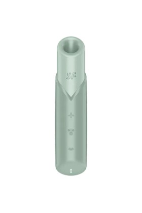 Naughty Kiss Wave Klitoris-Stimulator Aquamarin von Satisfyer Air Pulse kaufen | Fesselliebe