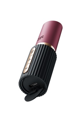 Pro 2 Kiss Wave Klitoris-Stimulator Granat / Schwarz von Satisfyer Air Pulse kaufen | Fesselliebe
