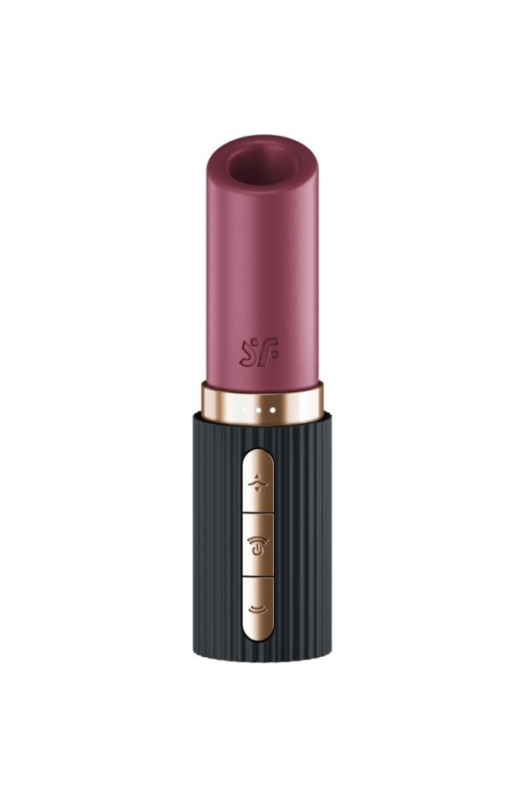 Pro 2 Kiss Wave Klitoris-Stimulator Granat / Schwarz von Satisfyer Air Pulse kaufen | Fesselliebe