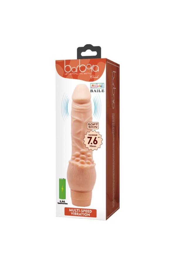 Barbara realistischer Vibrator 19,5 cm Beigefarbe von Baile kaufen | Fesselliebe
