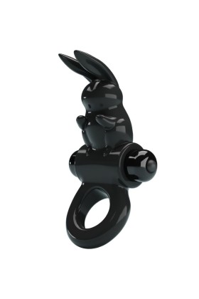 Aufregender Ring Rabbit Vibratorring 10 Vibrationen Schwarz von Pretty Love kaufen | Fesselliebe
