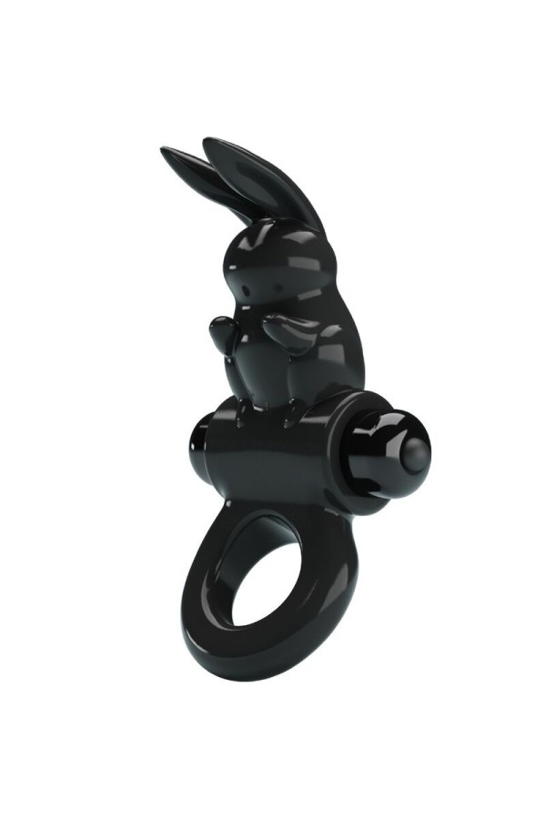 Aufregender Ring Rabbit Vibratorring 10 Vibrationen Schwarz von Pretty Love kaufen | Fesselliebe