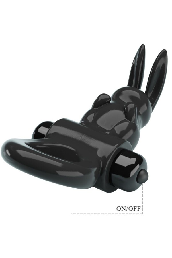 Aufregender Ring Rabbit Vibratorring 10 Vibrationen Schwarz von Pretty Love kaufen | Fesselliebe