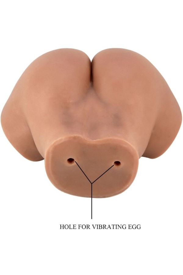 Hailey Vibrator Butt mit realistischer Vagina und Anus Mulatte mit Fernbedienung von Crazy Bull kaufen | Fesselliebe