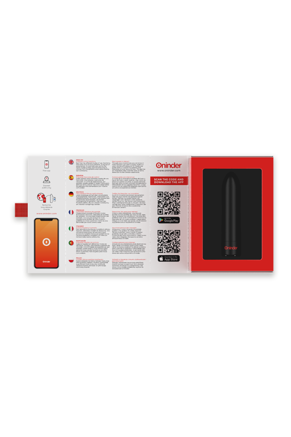 Berlin Bullet Vibrator Schwarz 9 Modi 8,5 X 2 cm - mit kostenloser App von Oninder kaufen | Fesselliebe