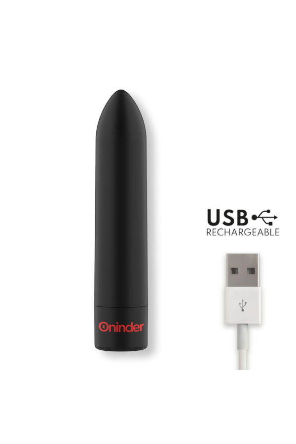 Berlin Bullet Vibrator Schwarz 9 Modi 8,5 X 2 cm - mit kostenloser App von Oninder kaufen | Fesselliebe