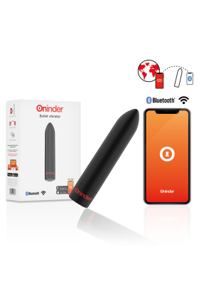 Berlin Bullet Vibrator Schwarz 9 Modi 8,5 X 2 cm - mit kostenloser App von Oninder kaufen | Fesselliebe