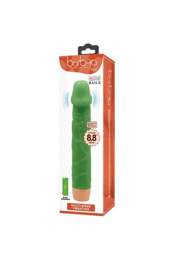Bill realistischer Vibrator 22,5 cm Grün von Baile kaufen | Fesselliebe