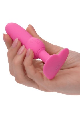 First Time Anal Plug mit Perlensonde 10 Vibrationen Rosa von Calexotics kaufen | Fesselliebe