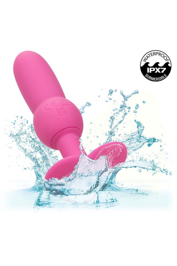 First Time Anal Plug mit Perlensonde 10 Vibrationen Rosa von Calexotics kaufen | Fesselliebe