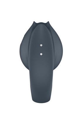 Perfect Pair 2 Multivibrator 2 in 1 Penisring und Fingerstimulator Grau von Satisfyer Partner kaufen | Fesselliebe