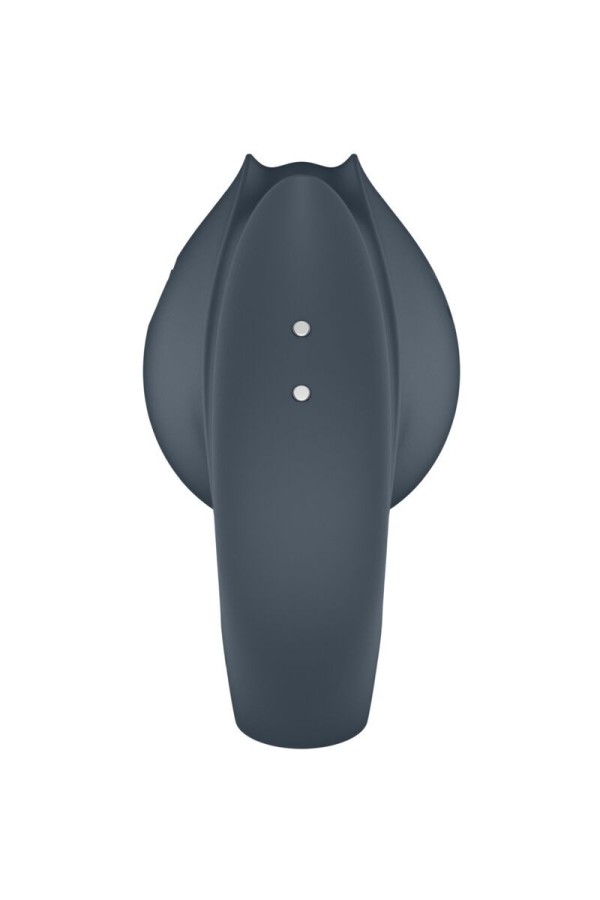 Perfect Pair 2 Multivibrator 2 in 1 Penisring und Fingerstimulator Grau von Satisfyer Partner kaufen | Fesselliebe