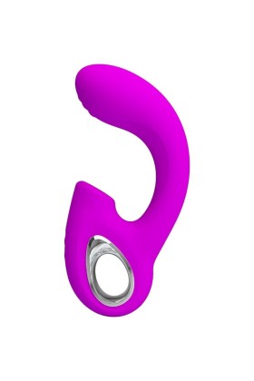 Sibel Sibel G-Spot Vibrator + Klitoris-Stimulator 10 Vibrationen Lila von Pretty Love kaufen | Fesselliebe