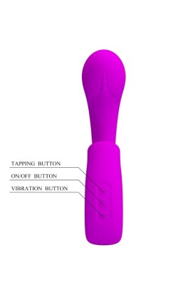 Sibel Sibel G-Spot Vibrator + Klitoris-Stimulator 10 Vibrationen Lila von Pretty Love kaufen | Fesselliebe