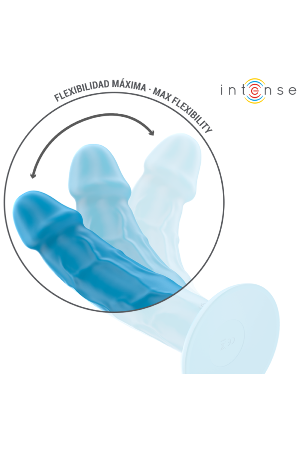 Phoebe realistischer Vibrator 10 Vibrationen Blau mit Fernbedienung von Intense Fun kaufen | Fesselliebe