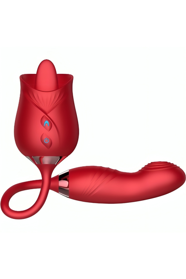 Delight Flower Vibrator & Bumping mit Roter Zunge von Armony Stimulators kaufen | Fesselliebe