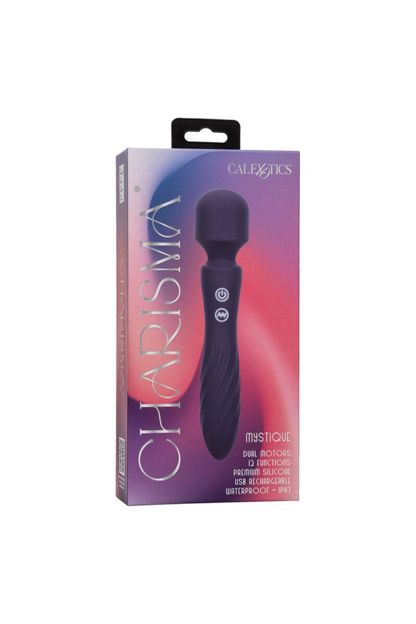 Charisma Mystique Massager Doppelmotor 12 Funktionen 20,5 cm X 4,5 cm Lila von Calexotics kaufen | Fesselliebe