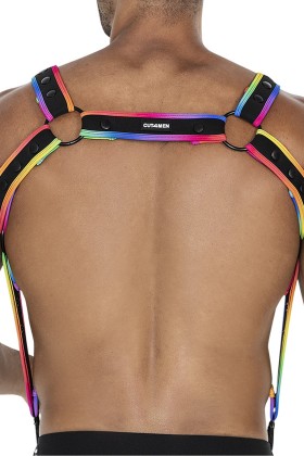 Mehrfarbiger Brust-Harness 05 von Cut4Men kaufen | Fesselliebe