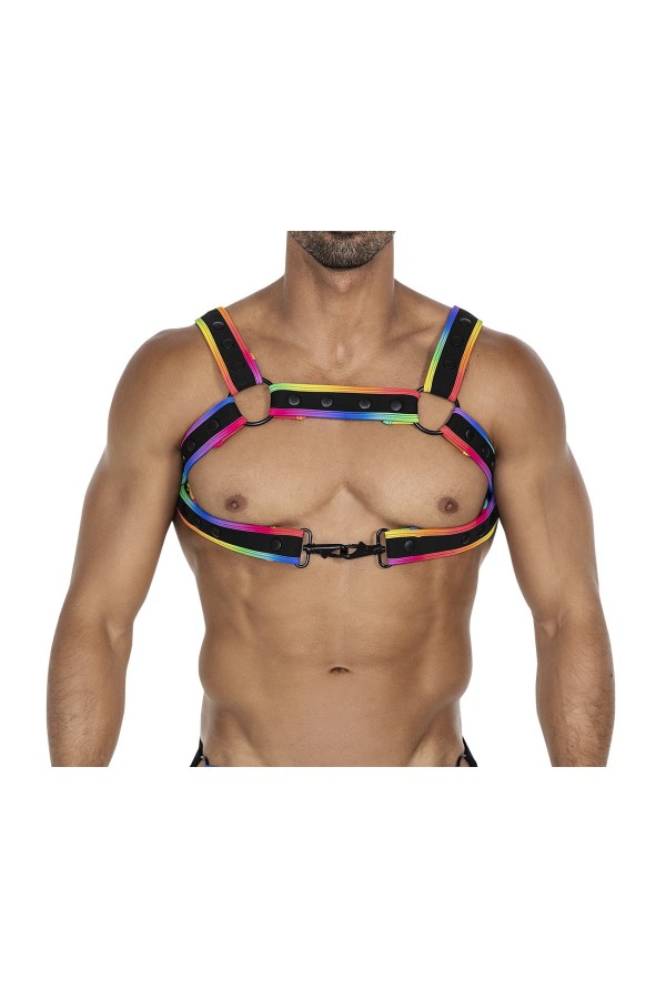 Mehrfarbiger Brust-Harness 05 von Cut4Men kaufen | Fesselliebe