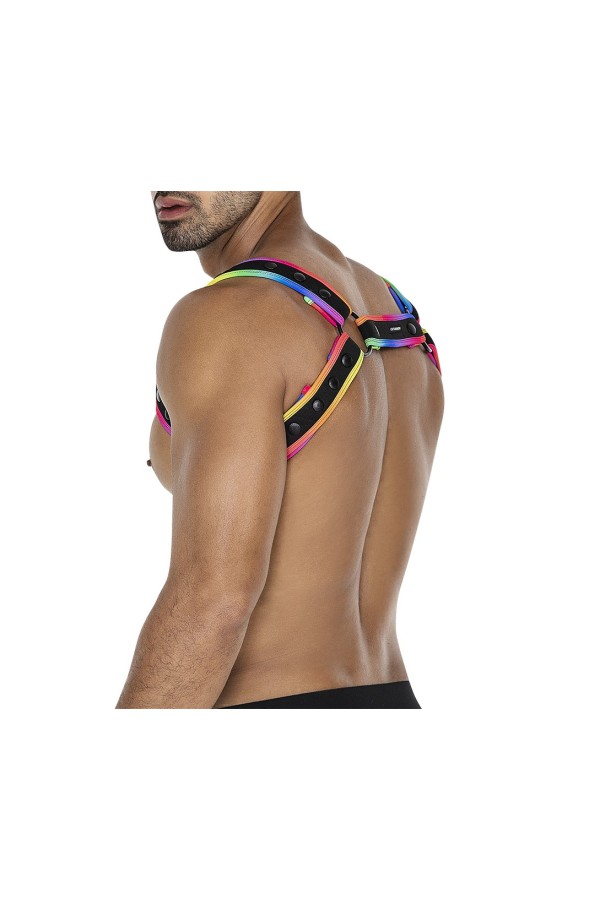 Mehrfarbiger Brust-Harness 05 von Cut4Men kaufen | Fesselliebe