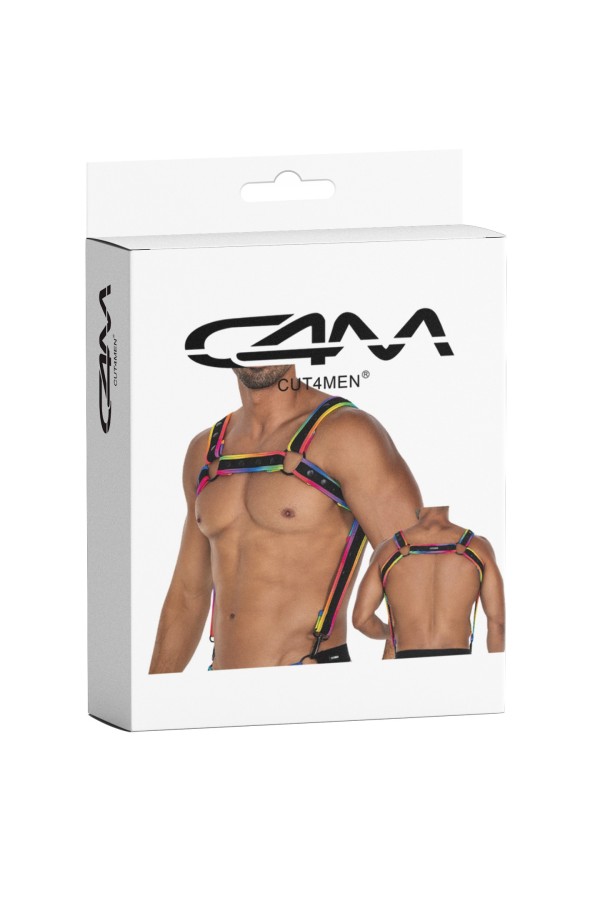 Mehrfarbiger Brust-Harness 05 von Cut4Men kaufen | Fesselliebe