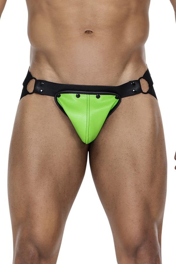 Neongrün/schwarzer Jock Snap von Cut4Men kaufen | Fesselliebe