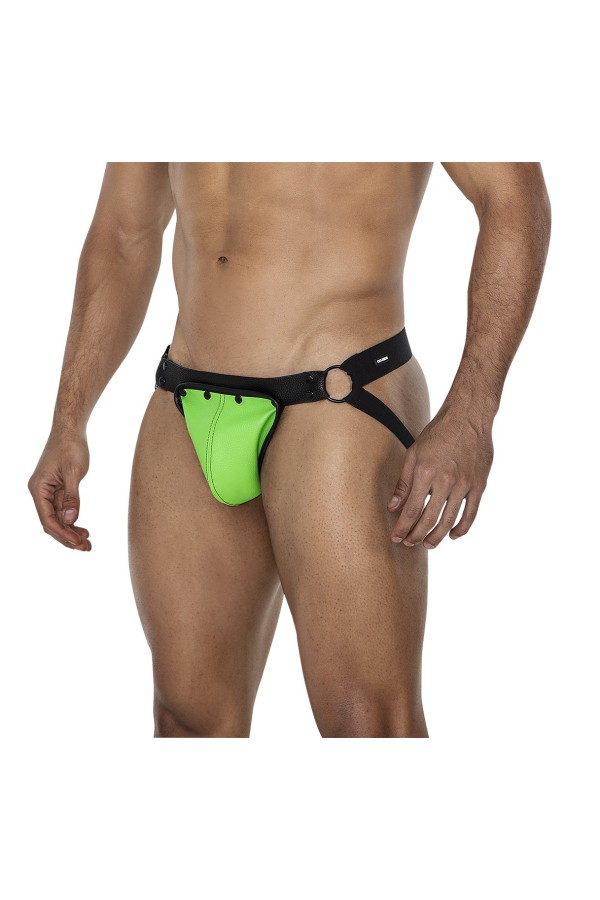 Neongrün/schwarzer Jock Snap von Cut4Men kaufen | Fesselliebe