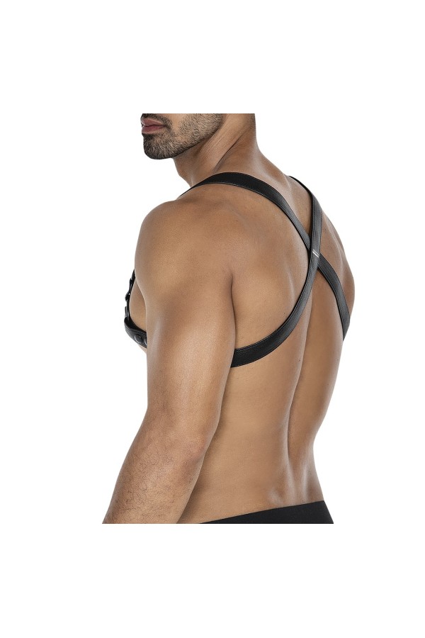 Schwarz/neongrüner Brust-Harness 06 von Cut4Men kaufen | Fesselliebe
